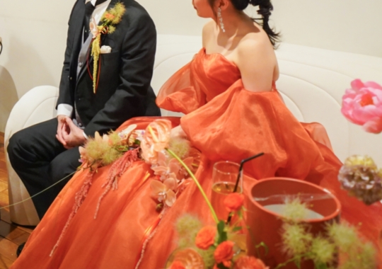 結婚式二次会での使用の様子